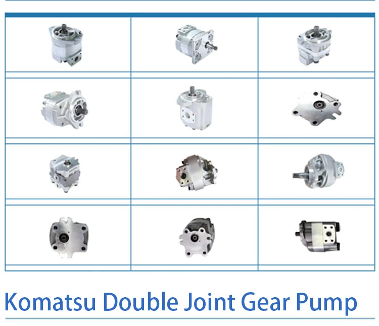 Genuine for Komatsu Gear Pump Assy Construction Machinery Hydraulic Pumps Wheel Loader Bulldozer Excavator Grader Dump Truck OEM Aftermarket Auto Spare Parts